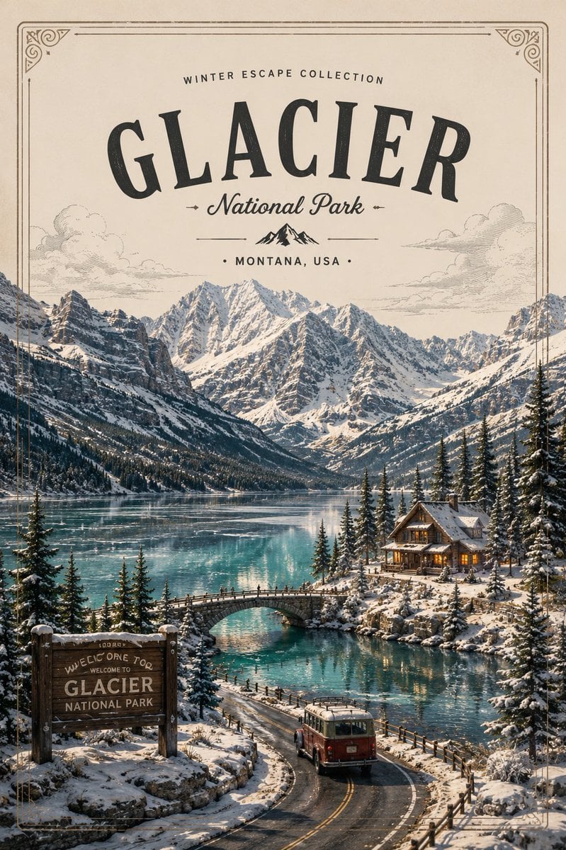 Premium sophisticated editorial winter-and-coastal travel... - alternate