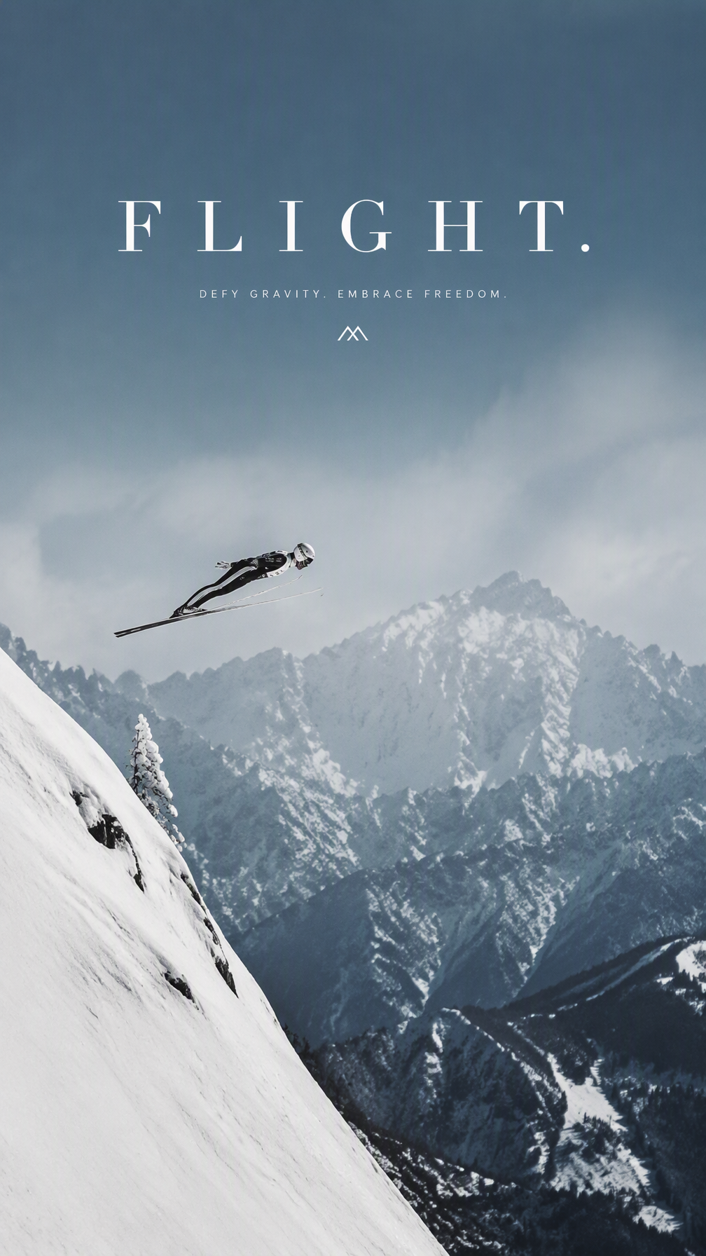 Create a premium 9:16 winter sports editorial. Main Subje...