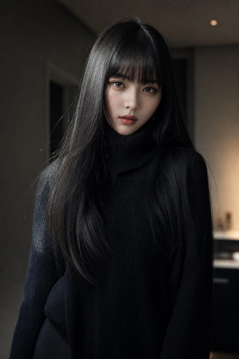 Ultra-photorealistic high-fashion portrait of a sophistic... - alternate