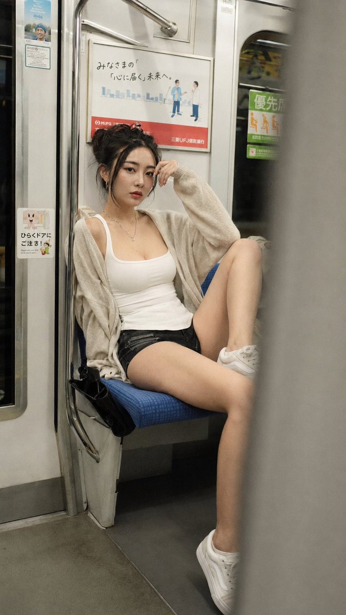 A Taiwanese Instagram influencer with fair skin, subtle f...