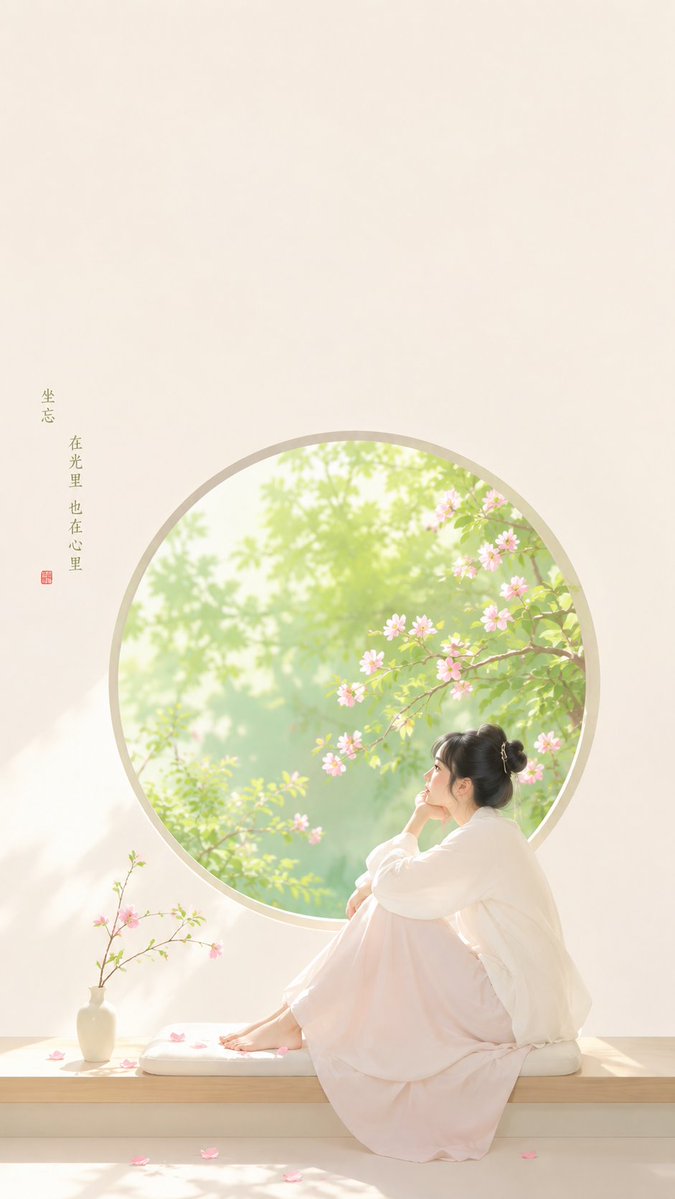 主题方向:东方禅意极简封面海报