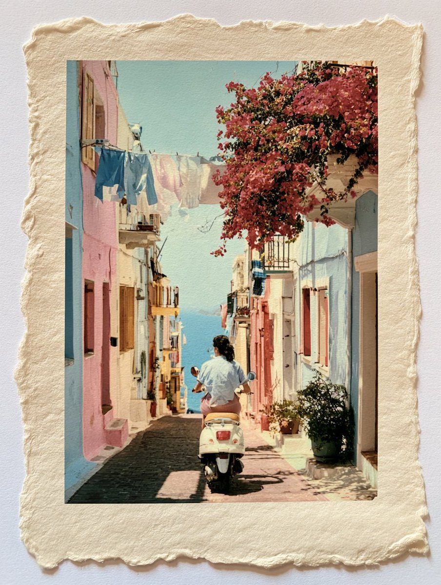 [Subject], Polaroid emulsion lift, the image floated off ... - alternate