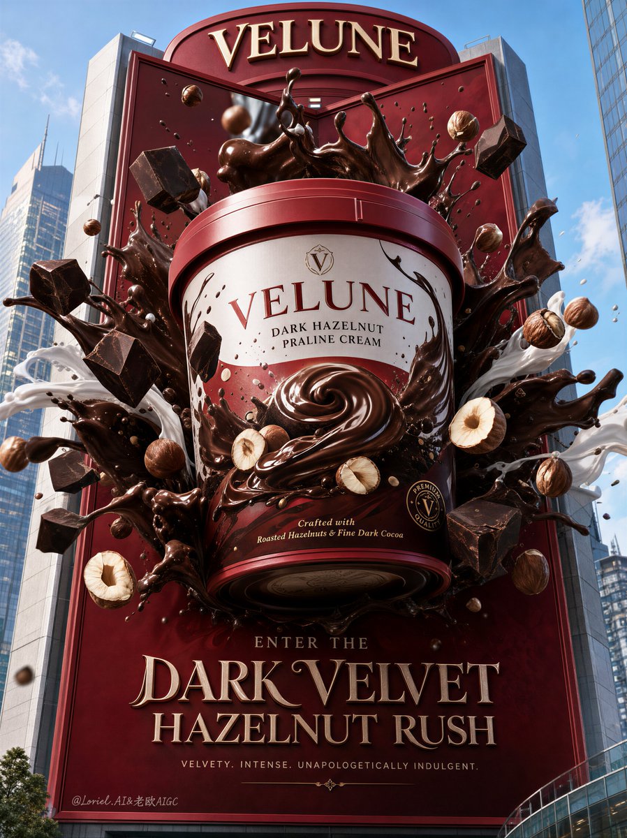 Create a Cannes-level ultra-premium outdoor billboard adv...