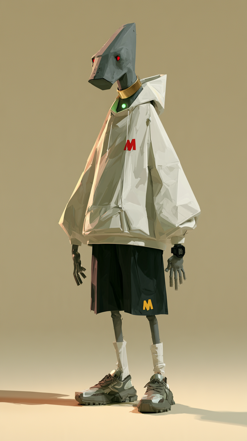Stylized 3D painterly animation aesthetic, hand-painted 3...