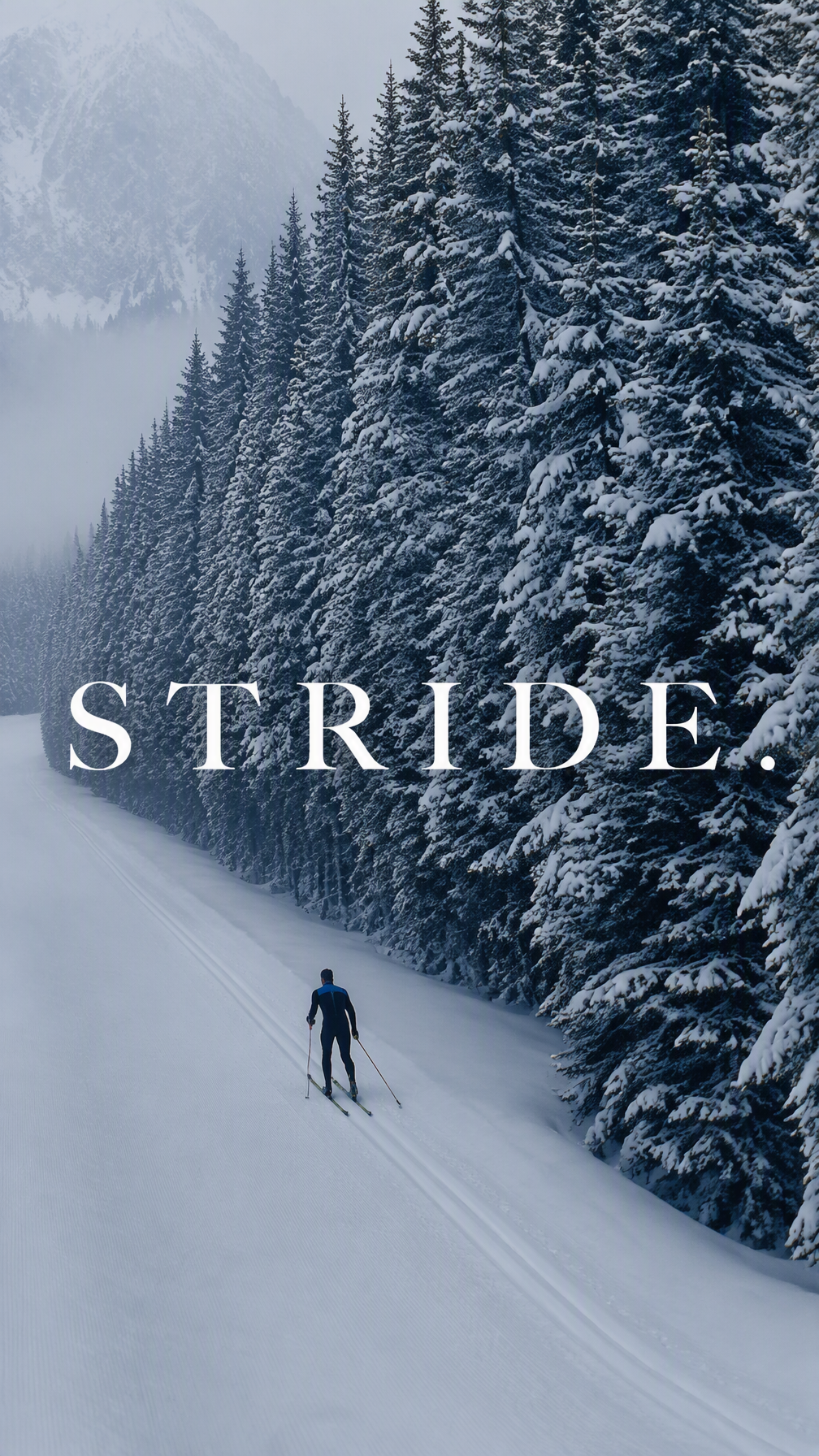 Create a premium 9:16 winter sports editorial. Main Subje...