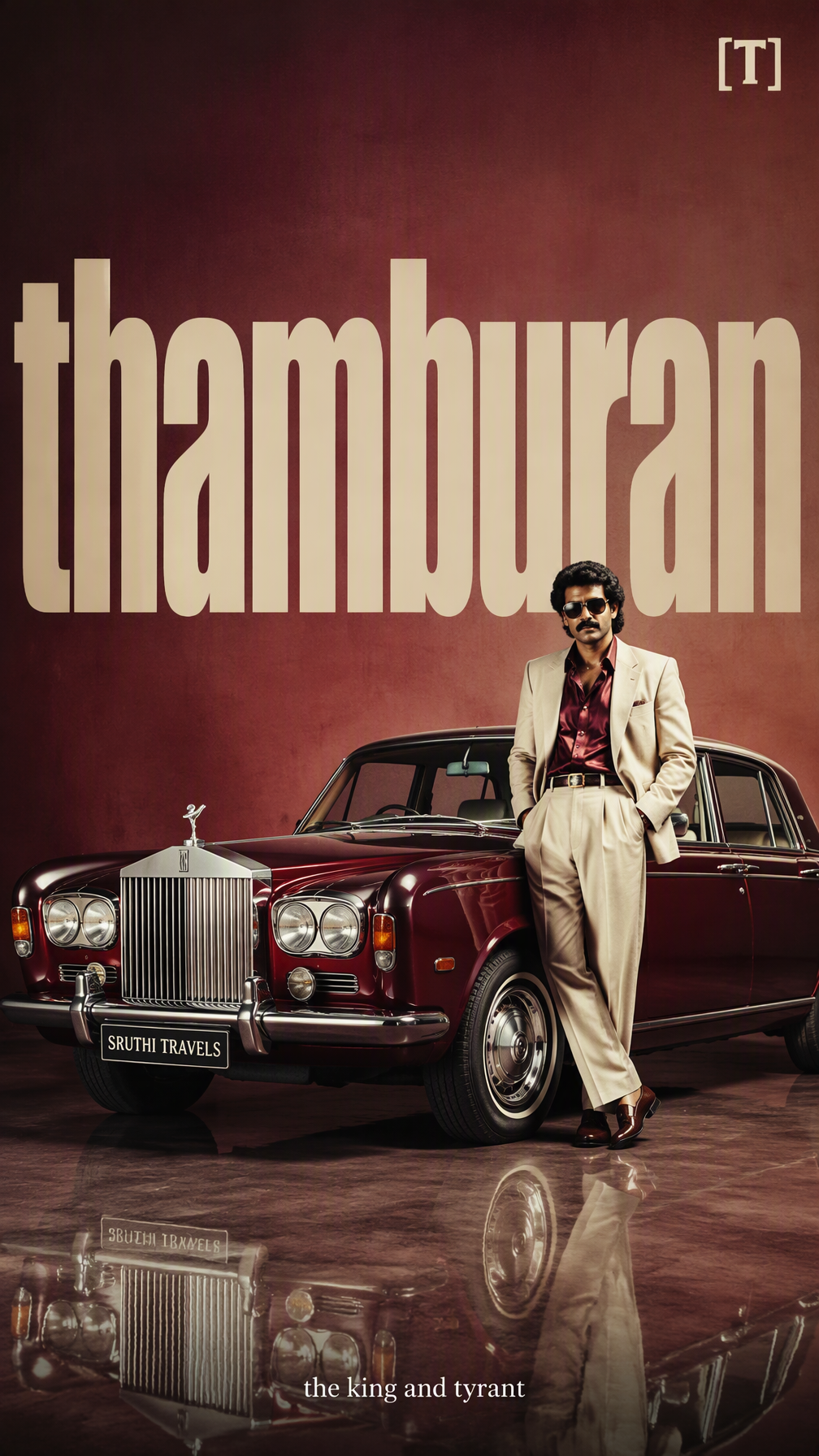 High-end photorealistic 1980s South Indian luxury automot...