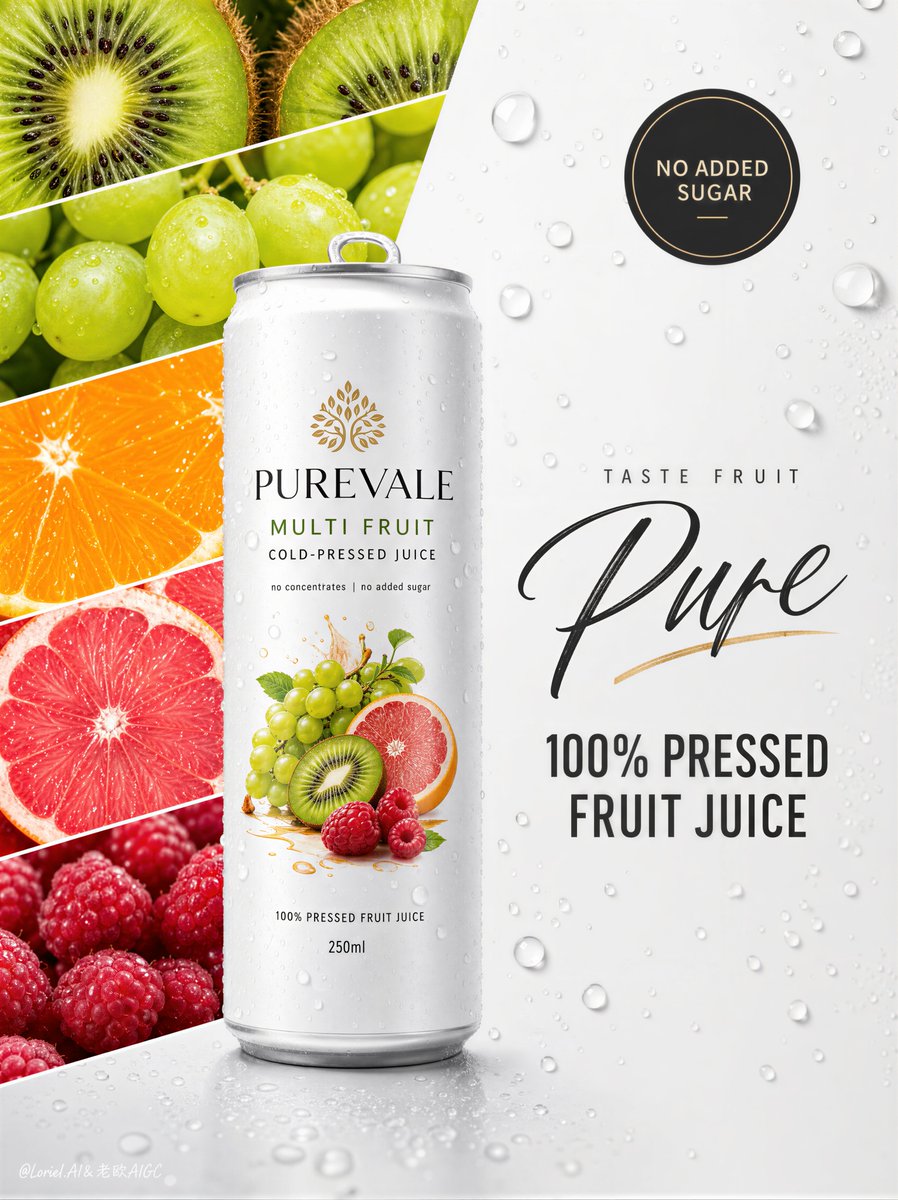 Create a Cannes-level flagship beverage advertising poste...
