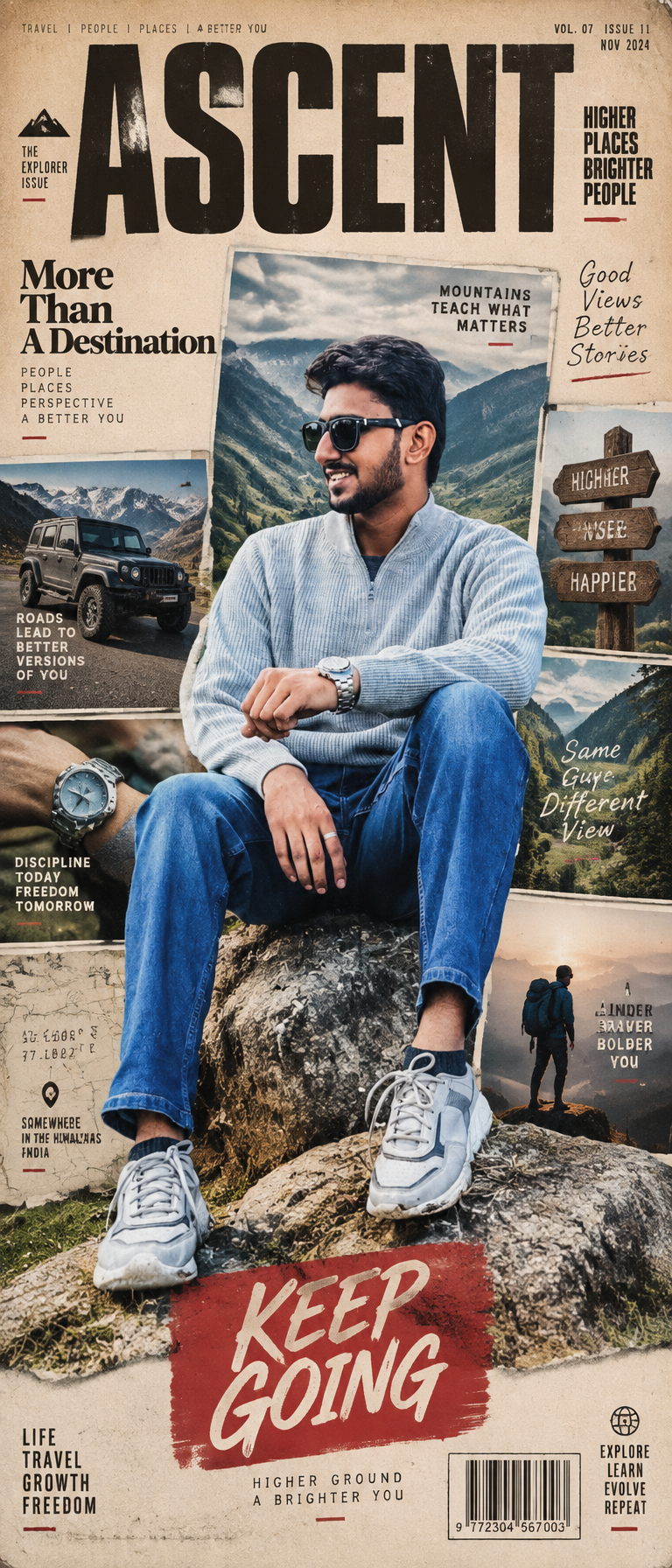 Ultra-premium editorial magazine cover / collectible post...