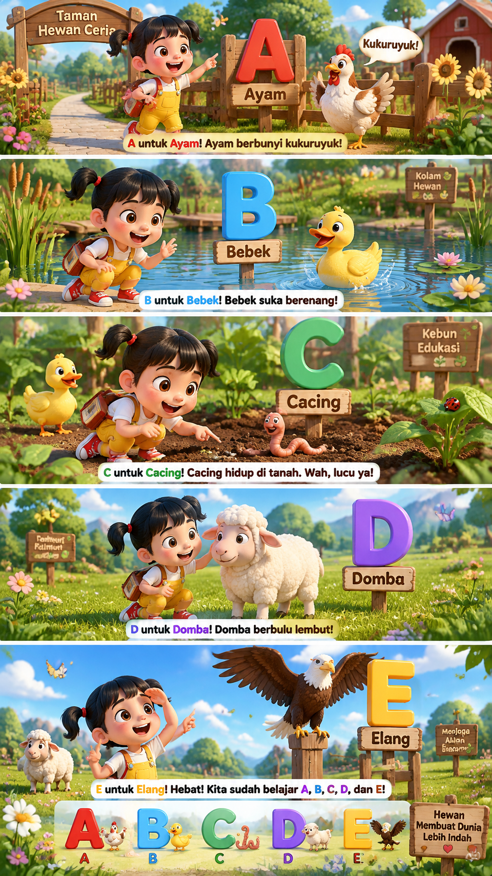 Berikut konsep yang dibuat sebagai satu cerita edukatif b...