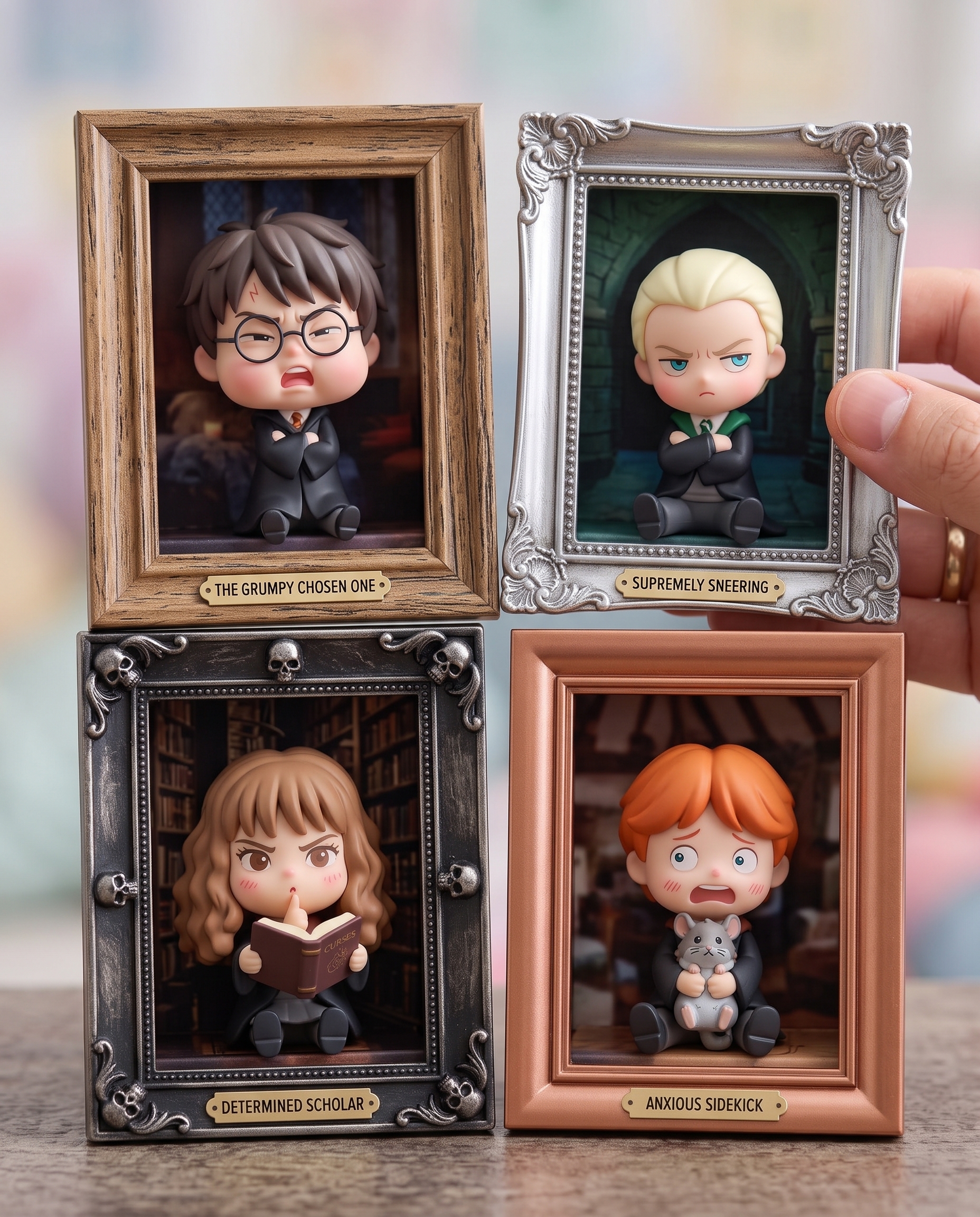 Create them in different frames