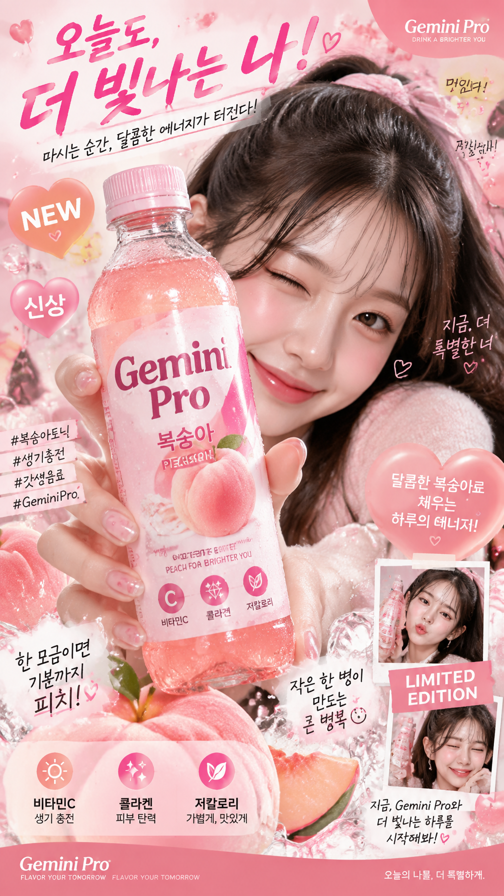 A high-quality, interactive Korean-style poster featuring...