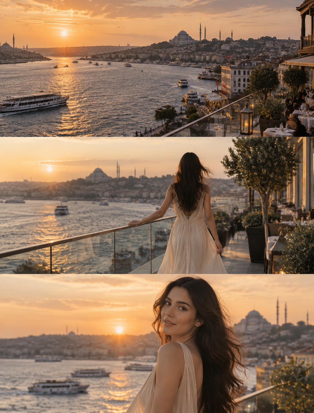 Create a highly realistic cinematic travel video of a you...