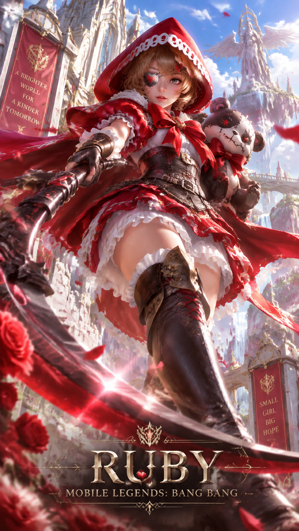 ULTRA-CINEMATIC AAA MOBILE LEGENDS HERO POSTER — BRIGHT V...