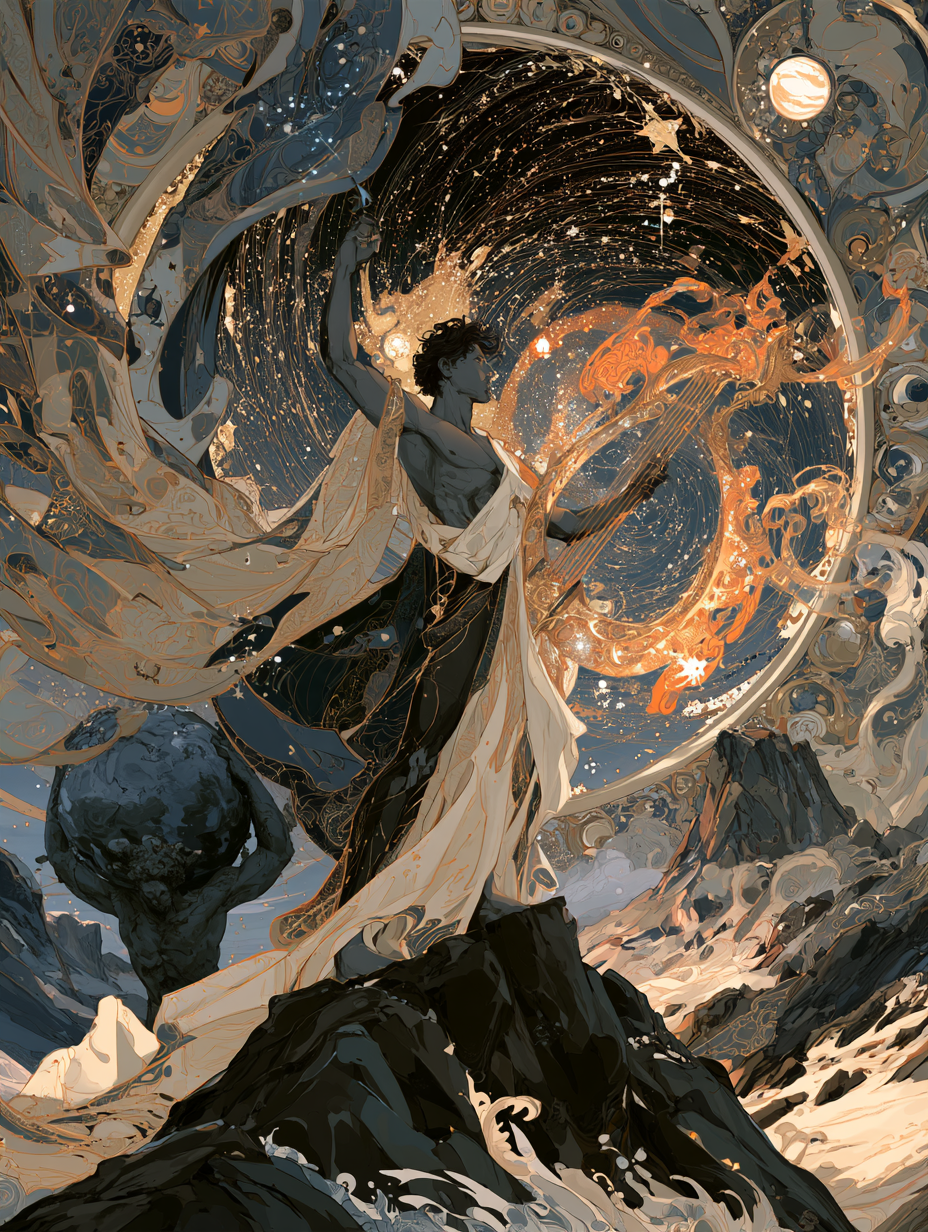 The Song of Oeagrus’ Gift:I. The Mountain’s BreathBeneath... - alternate