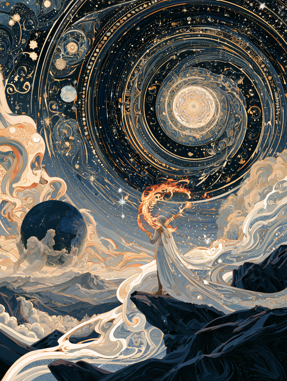 The Song of Oeagrus’ Gift:I. The Mountain’s BreathBeneath... - alternate