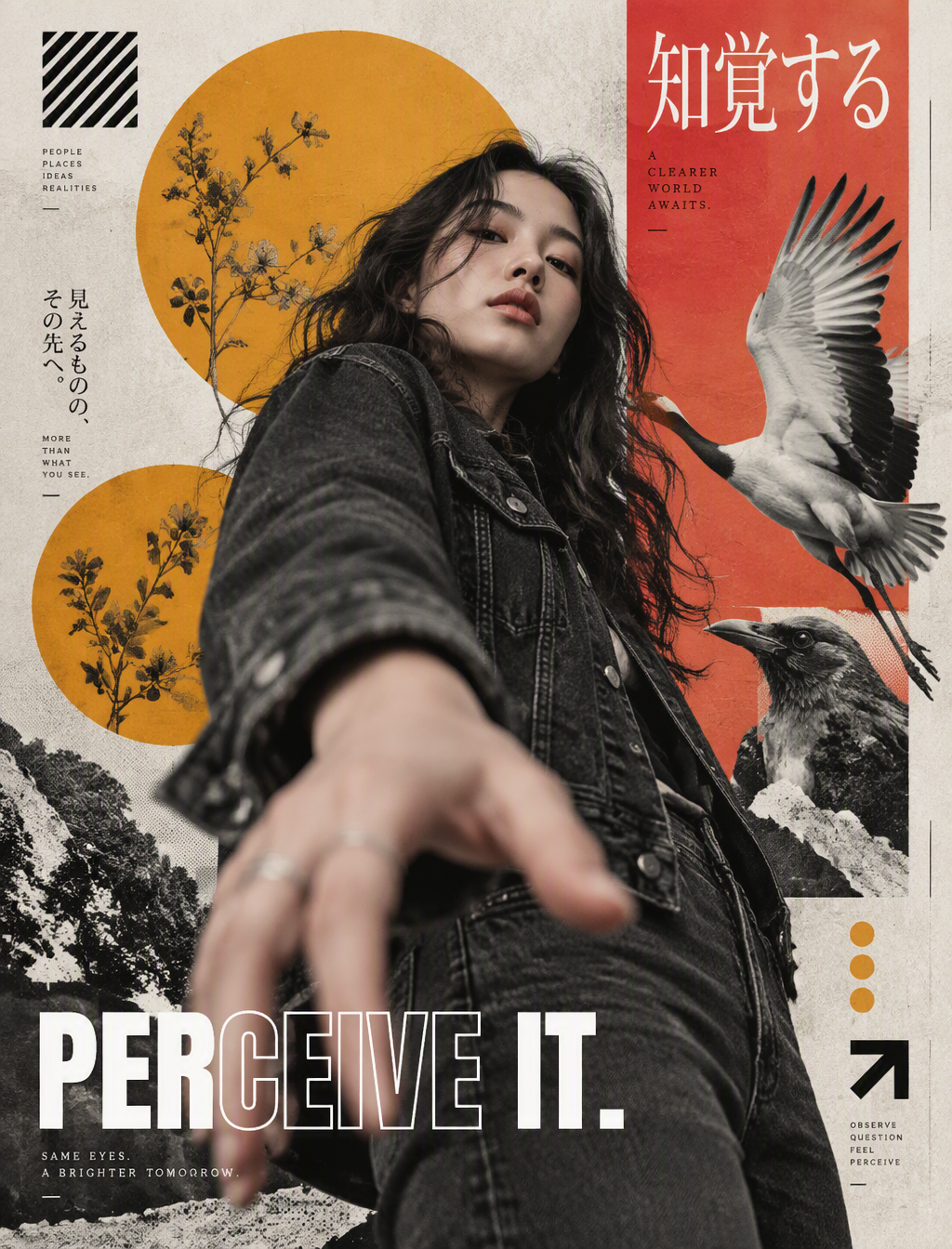 Create a new original fashion collage poster inspired by ...