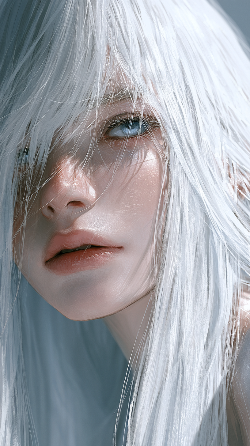 A captivating anime-style illustration, in the style of Y...