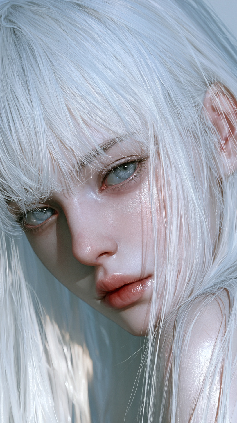 A captivating anime-style illustration, in the style of Y... - alternate