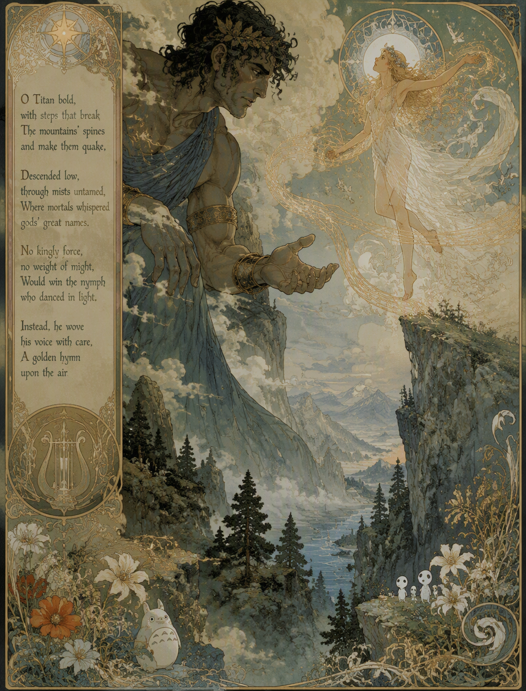 O Titan bold, with steps that breakThe mountains’ spines ...