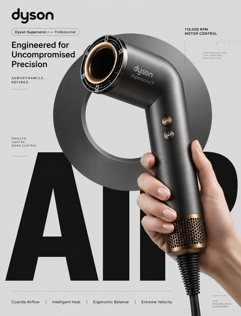 戴森吹风机 (DYSON SUPERSONIC R) — “ENGINEERED AIRFLOW” # -----...