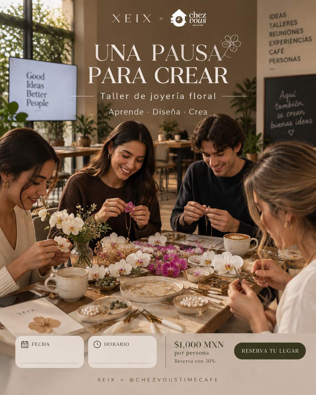 Crear una imagen editorial para Instagram promocionando u...