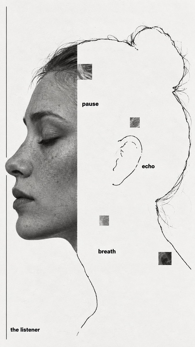 Design a finished experimental editorial poster, 9:16 — a... - alternate