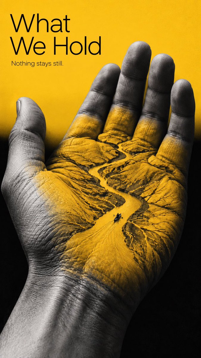 Create a finished art-film poster, 9:16. Monumental human... - alternate