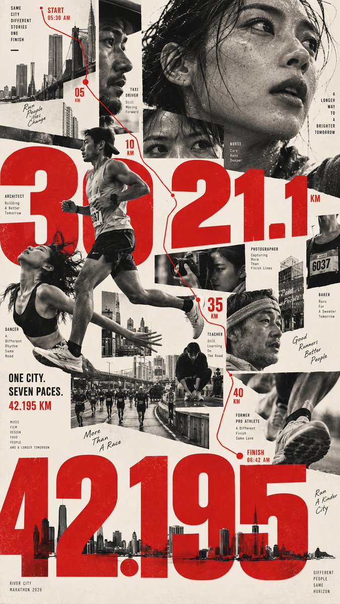 Create a high-end multi-person editorial poster.