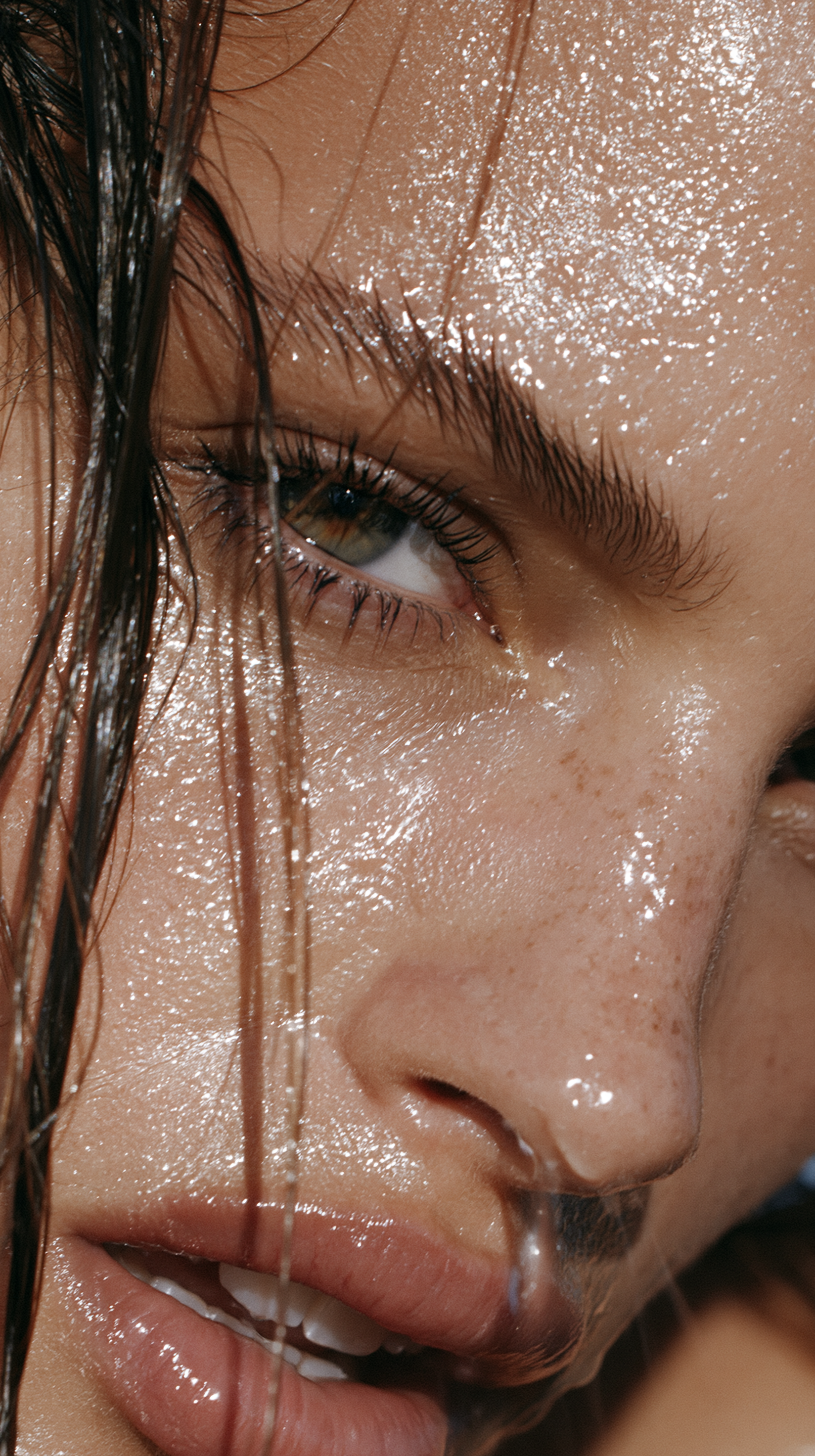 extreme close-up beauty portrait - alternate