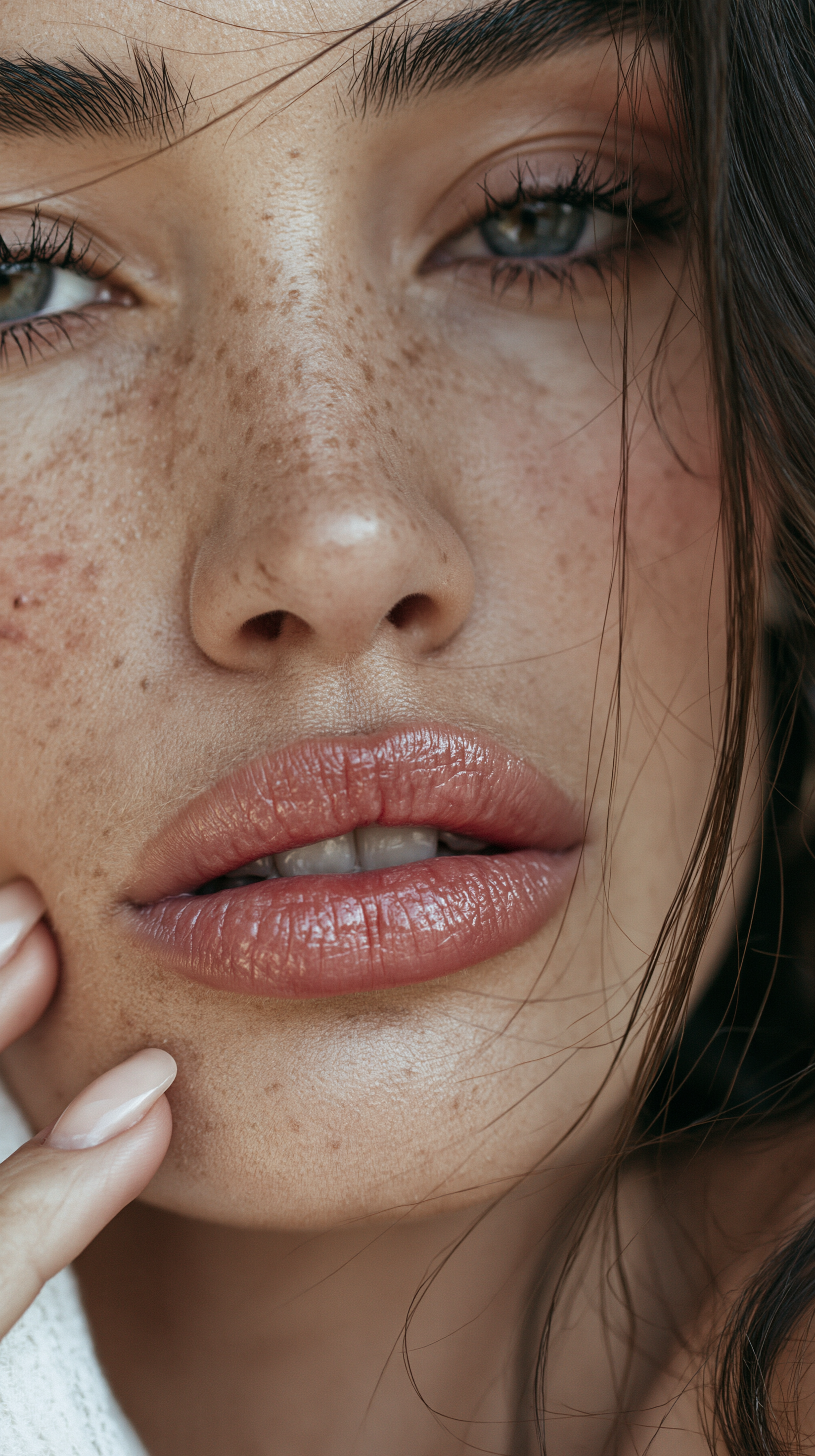 extreme close-up beauty portrait - alternate