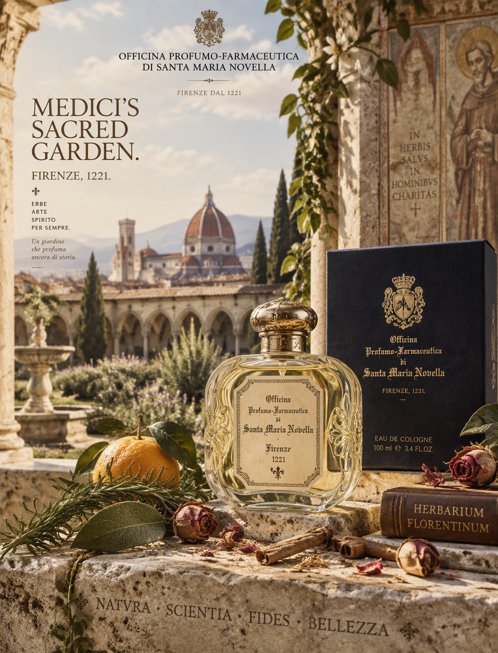 Santa Maria Novella (SMN / 圣塔玛利亚诺维拉) —— 佛罗伦萨修道院的古老草本与文艺复兴...