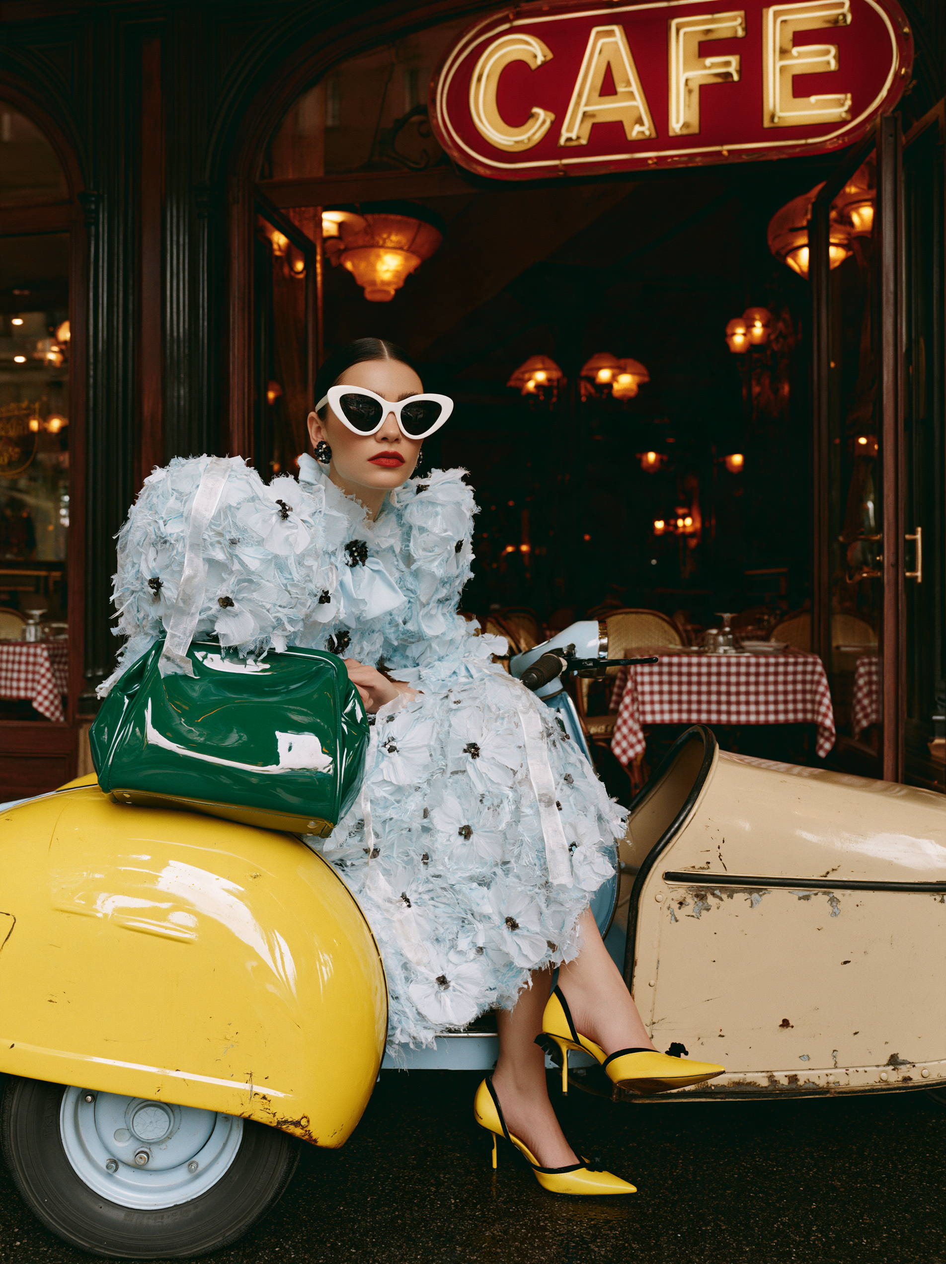 Ultra realistic high fashion street editorial, young adul... - alternate