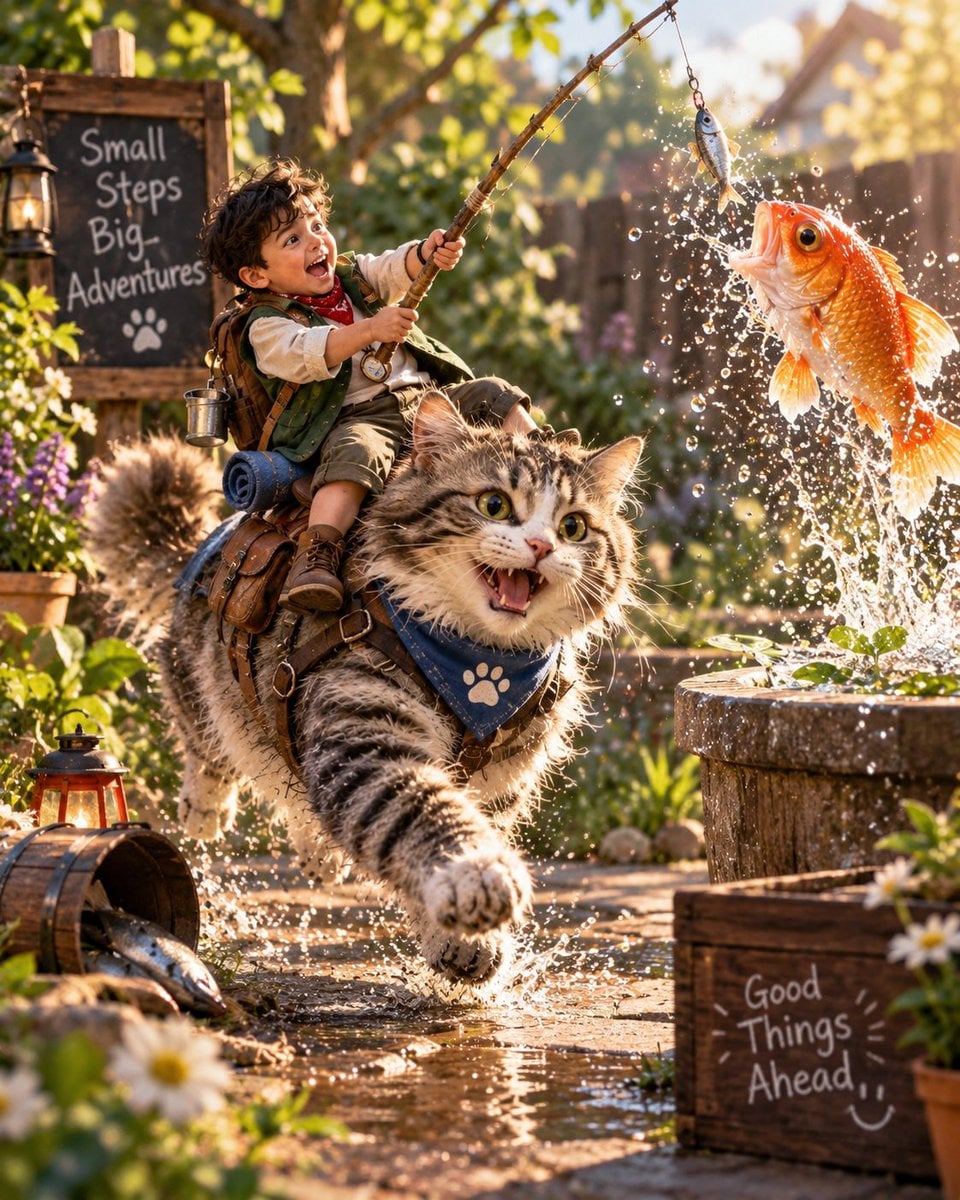 A cinematic, ultra-realistic fantasy adventure scene of a...