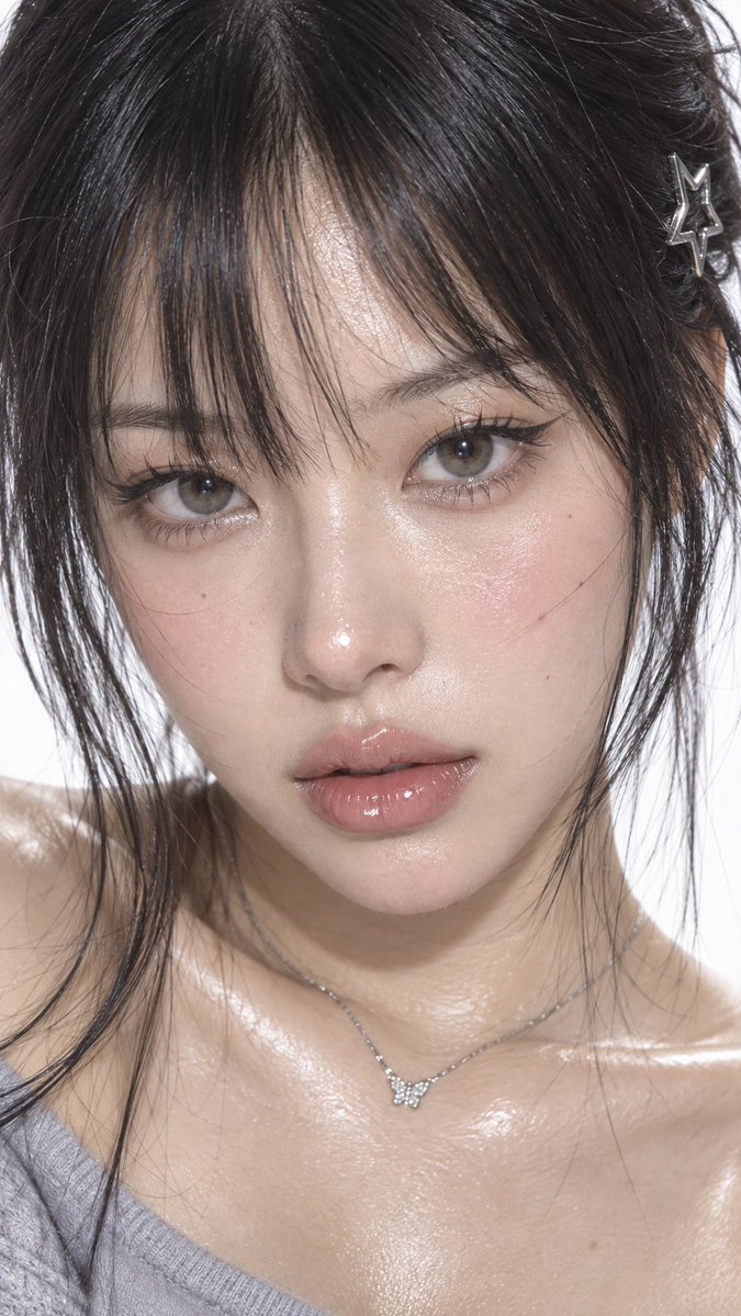 9:16 vertical, ultra-realistic extreme close-up beauty po...