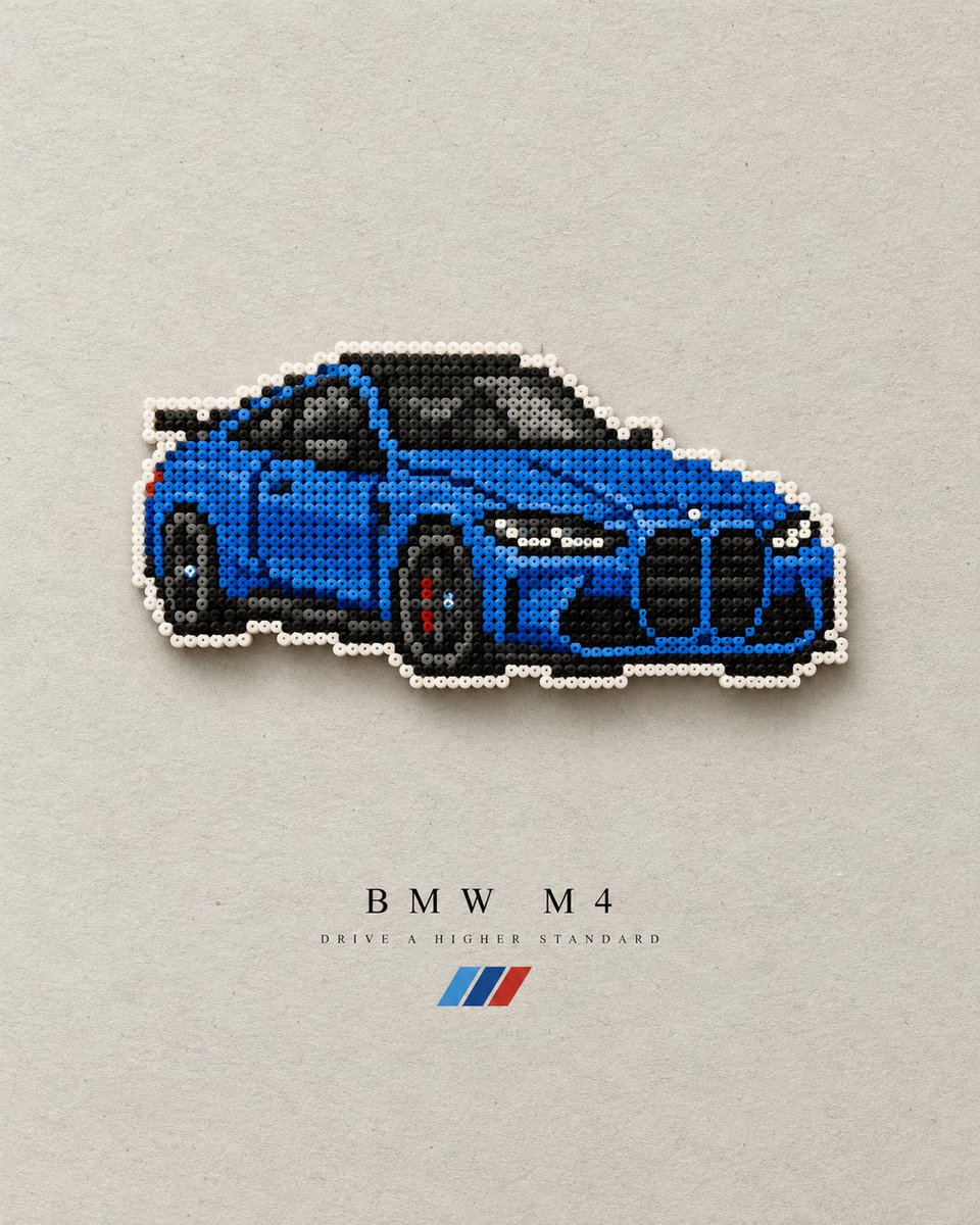 Create a premium 4:5 vertical Perler Bead editorial artwo...