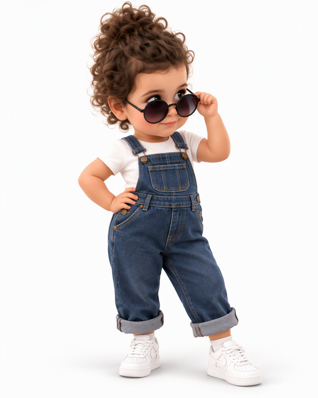 Create a high-quality, cute chibi-style 3D character illu...