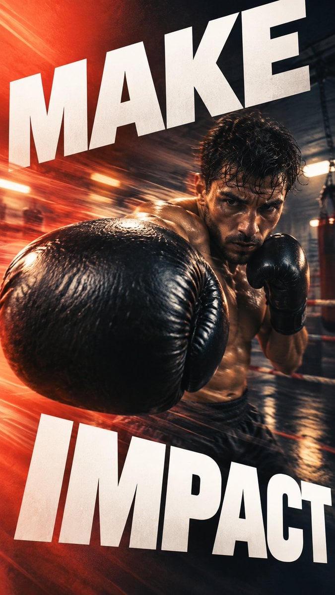 Create a finished premium sports campaign poster, 9:16, f... - alternate