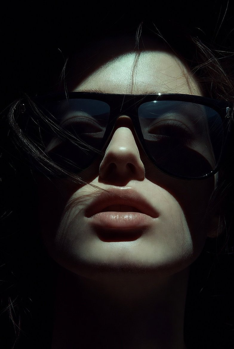Create an ultra-realistic extreme close-up portrait of th...