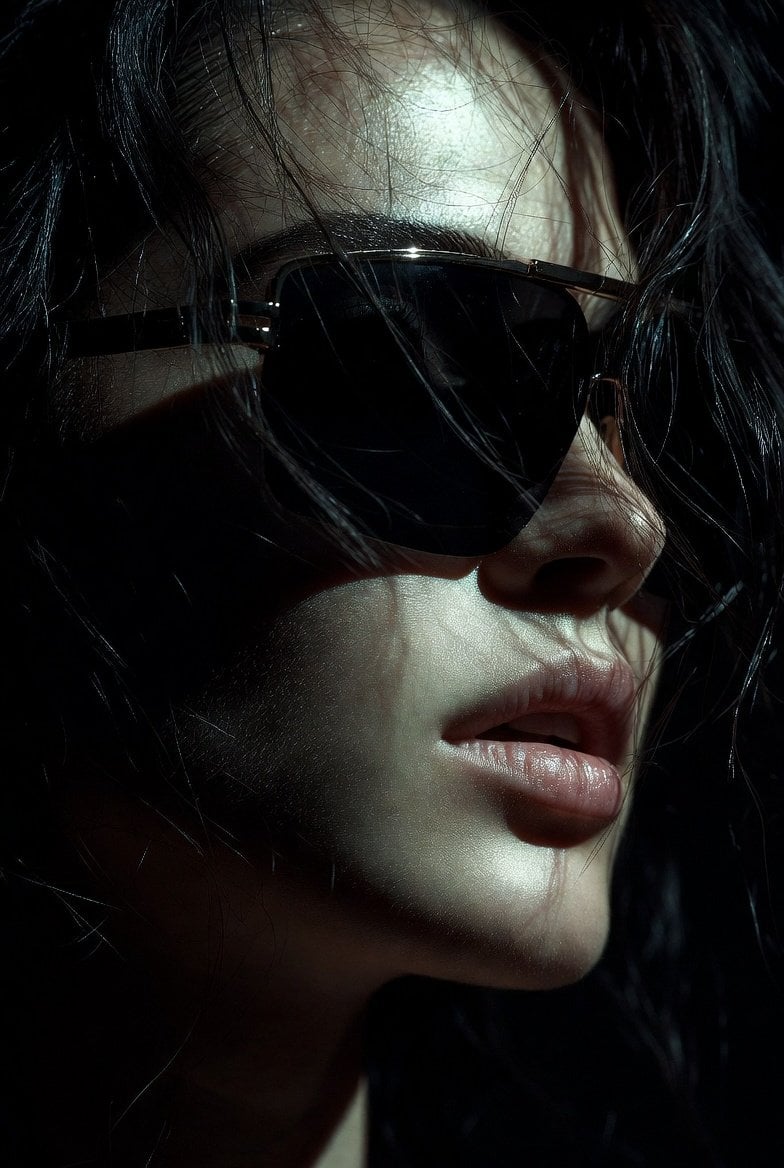 Create an ultra-realistic extreme close-up portrait of th... - alternate