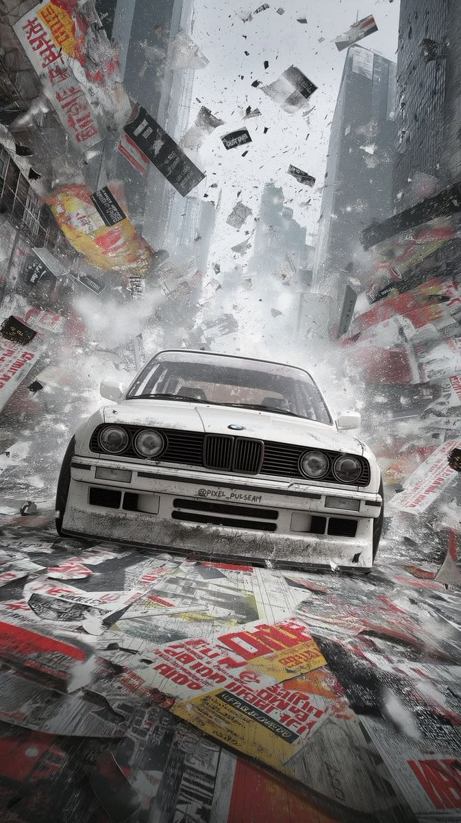 Create a high-end cinematic automotive editorial poster f... - alternate