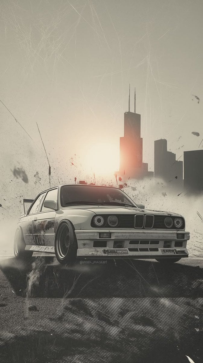 Create a high-end cinematic automotive editorial poster f... - alternate