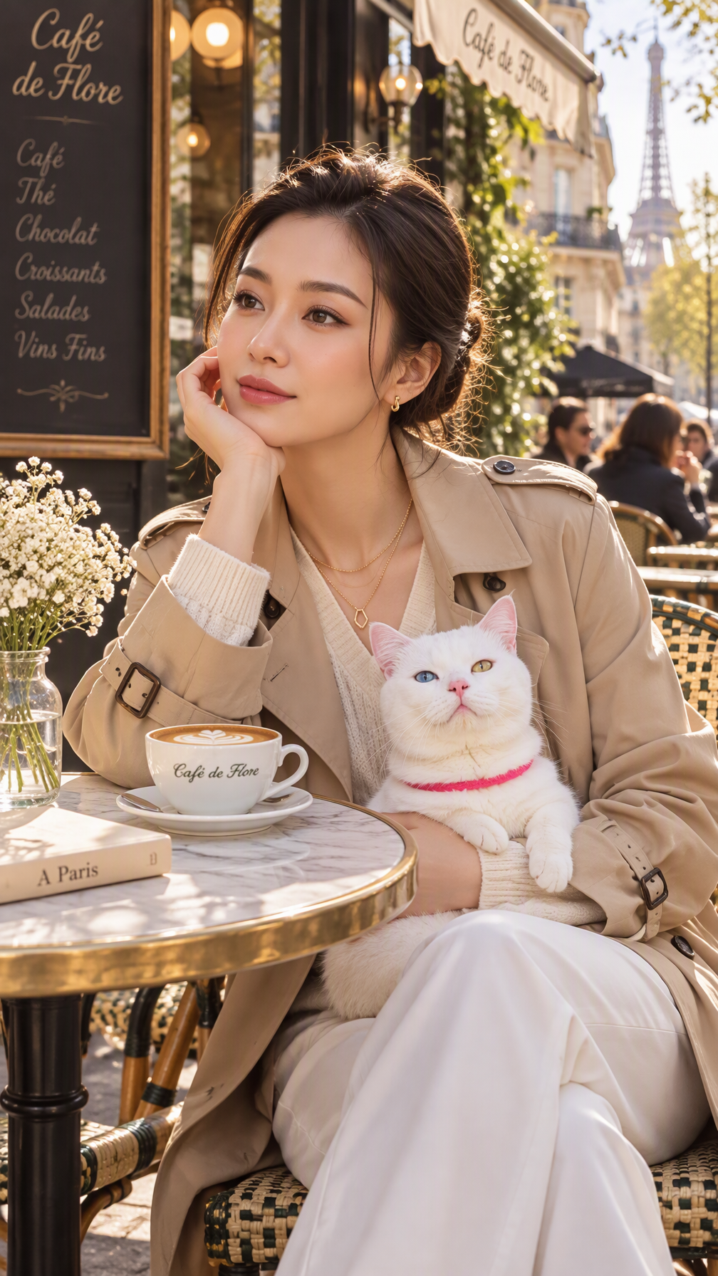 A candid portrait of a beautiful young woman (photo attac...