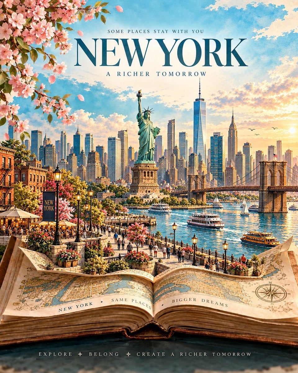 Create a premium 4:5 vertical Instagram travel-art illust... - alternate