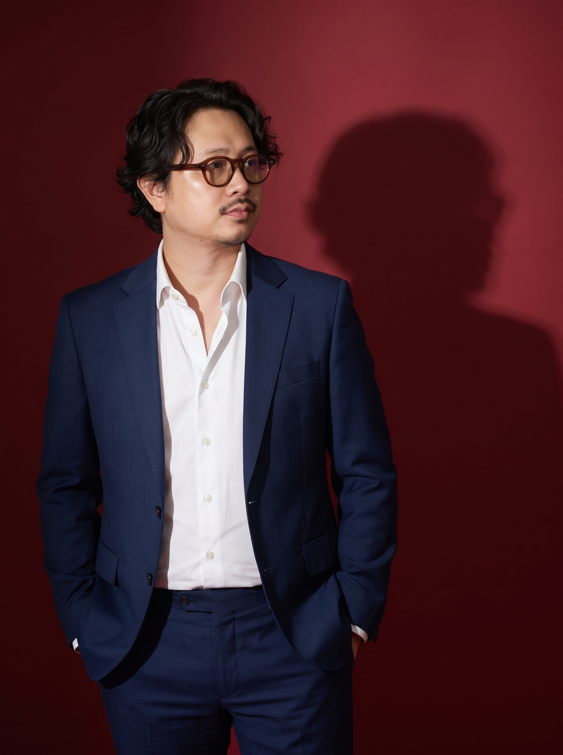 A fine art editorial portrait of the subject Wearing a pe...