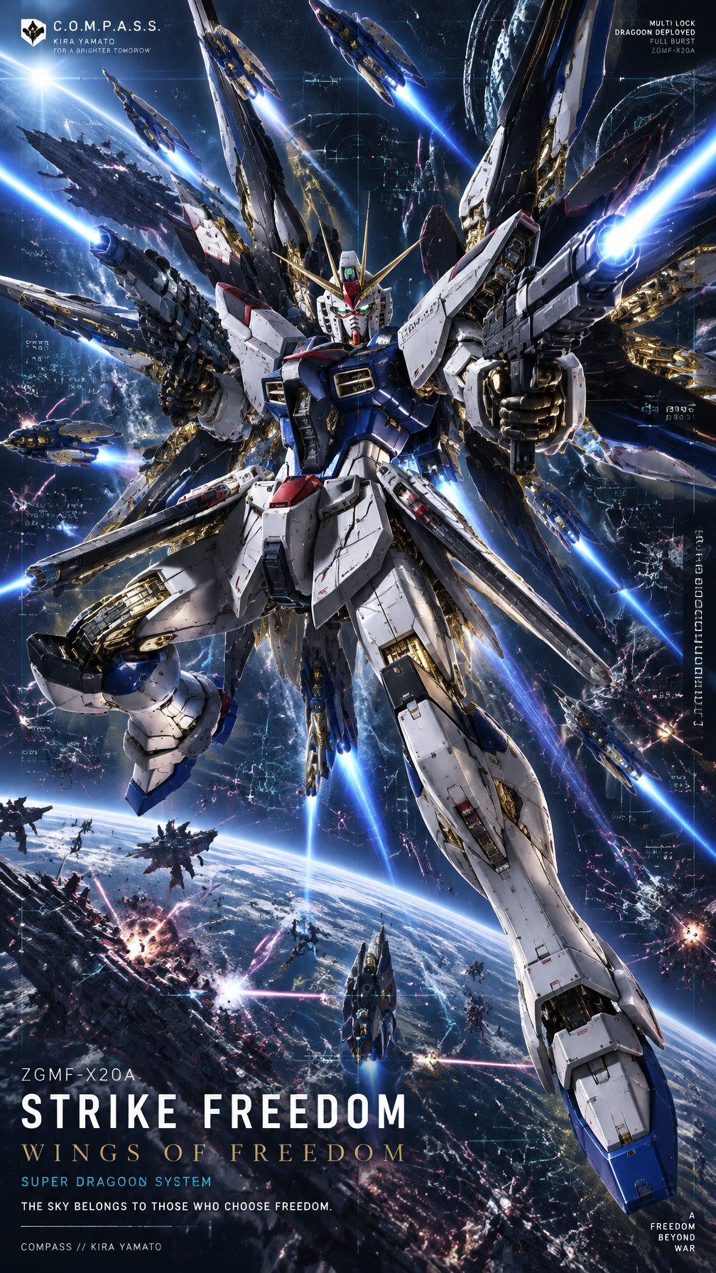 STRIKE FREEDOM GUNDAM — WINGS OF FREEDOM / THE ULTIMATE M...