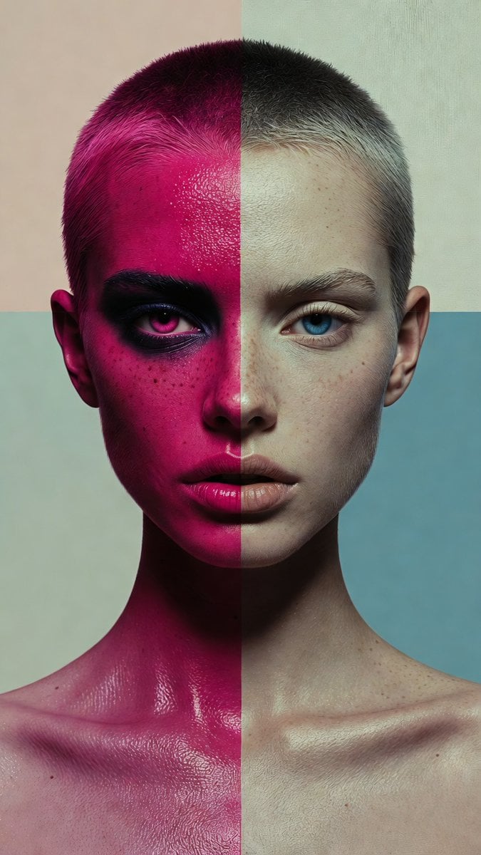 hyper-realistic artistic photography portrait of a beauti... - alternate