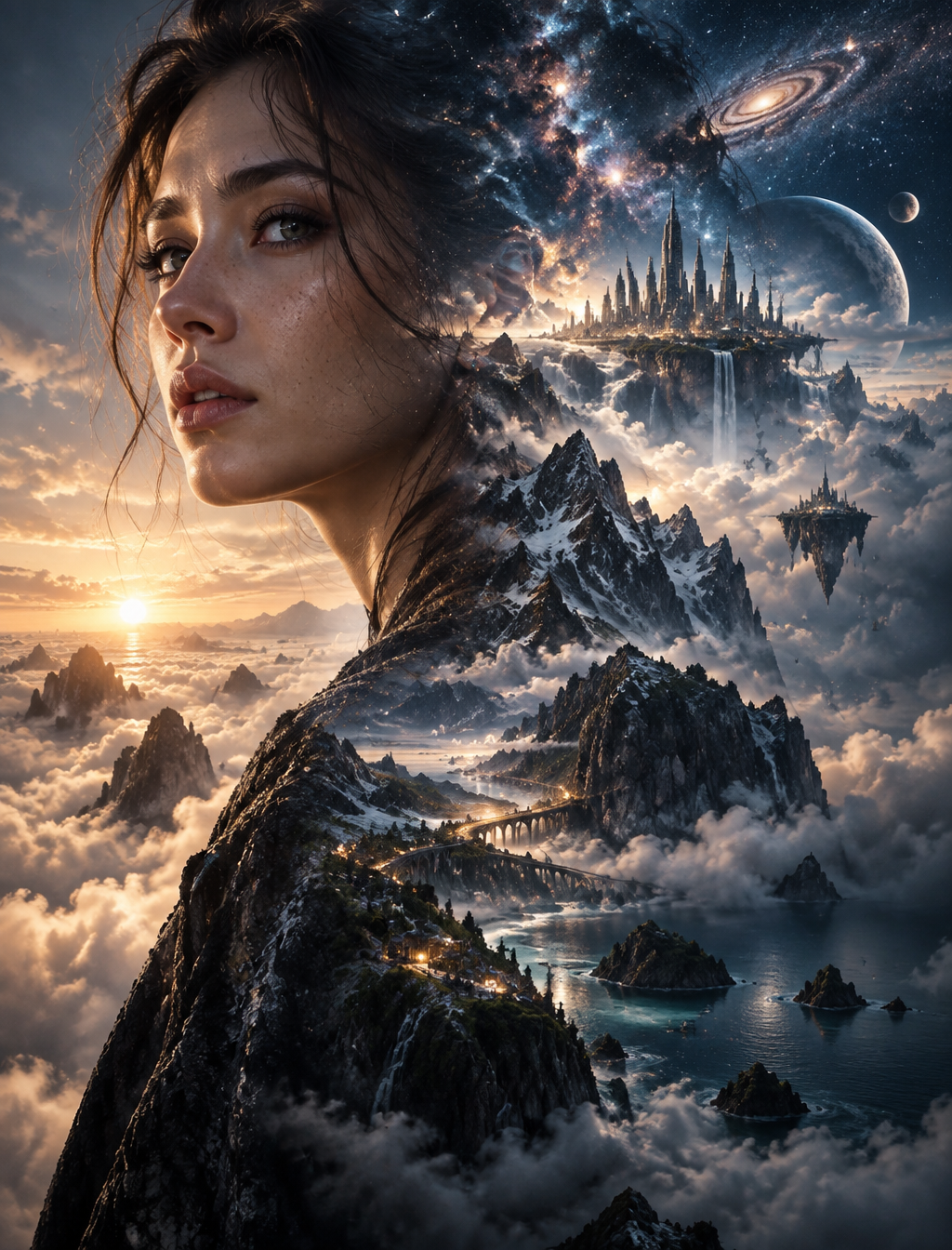 Master Portrait & Double-Exposure Prompt