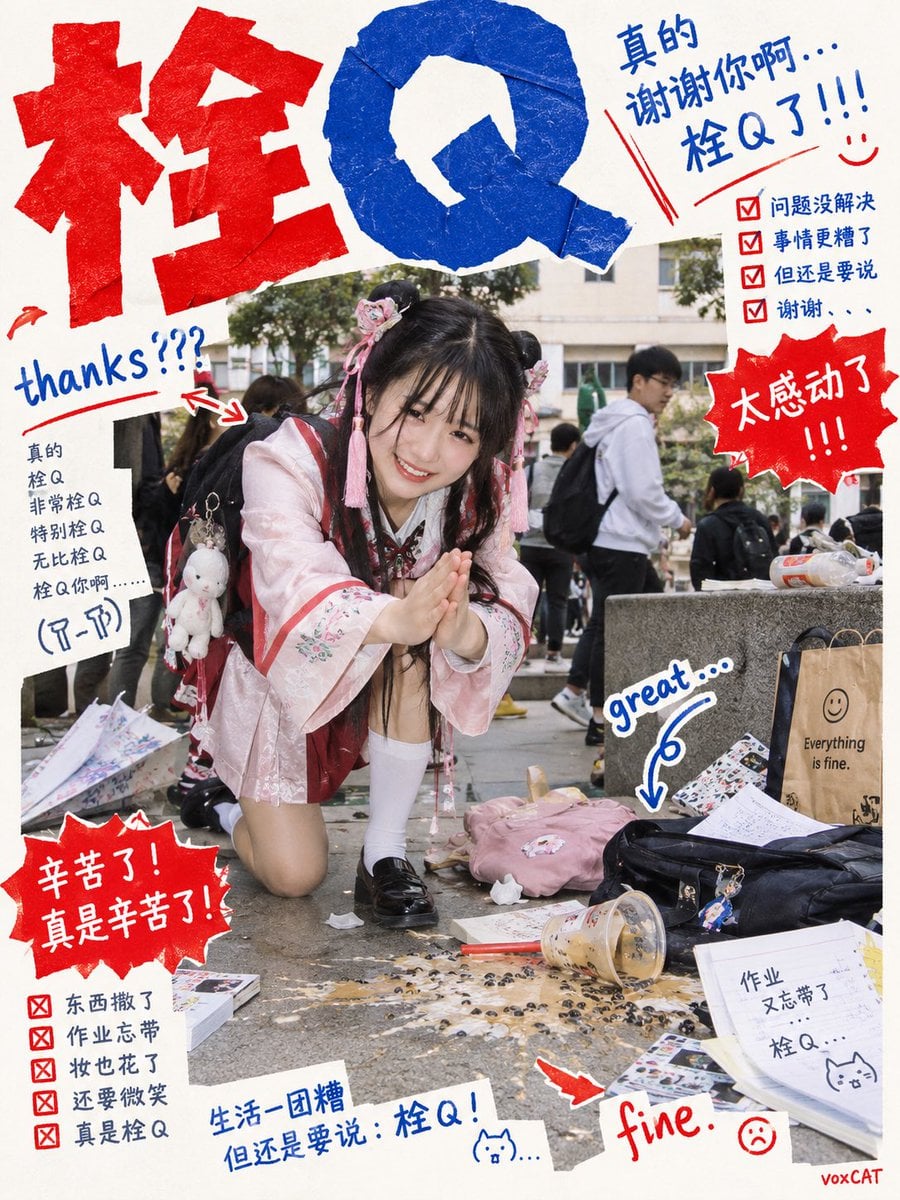 [主题]，将主题中的核心网络隐喻或语言梗实体化为一个荒诞但真实存在的摄影场景。反设计 Editorial × 日本... - alternate