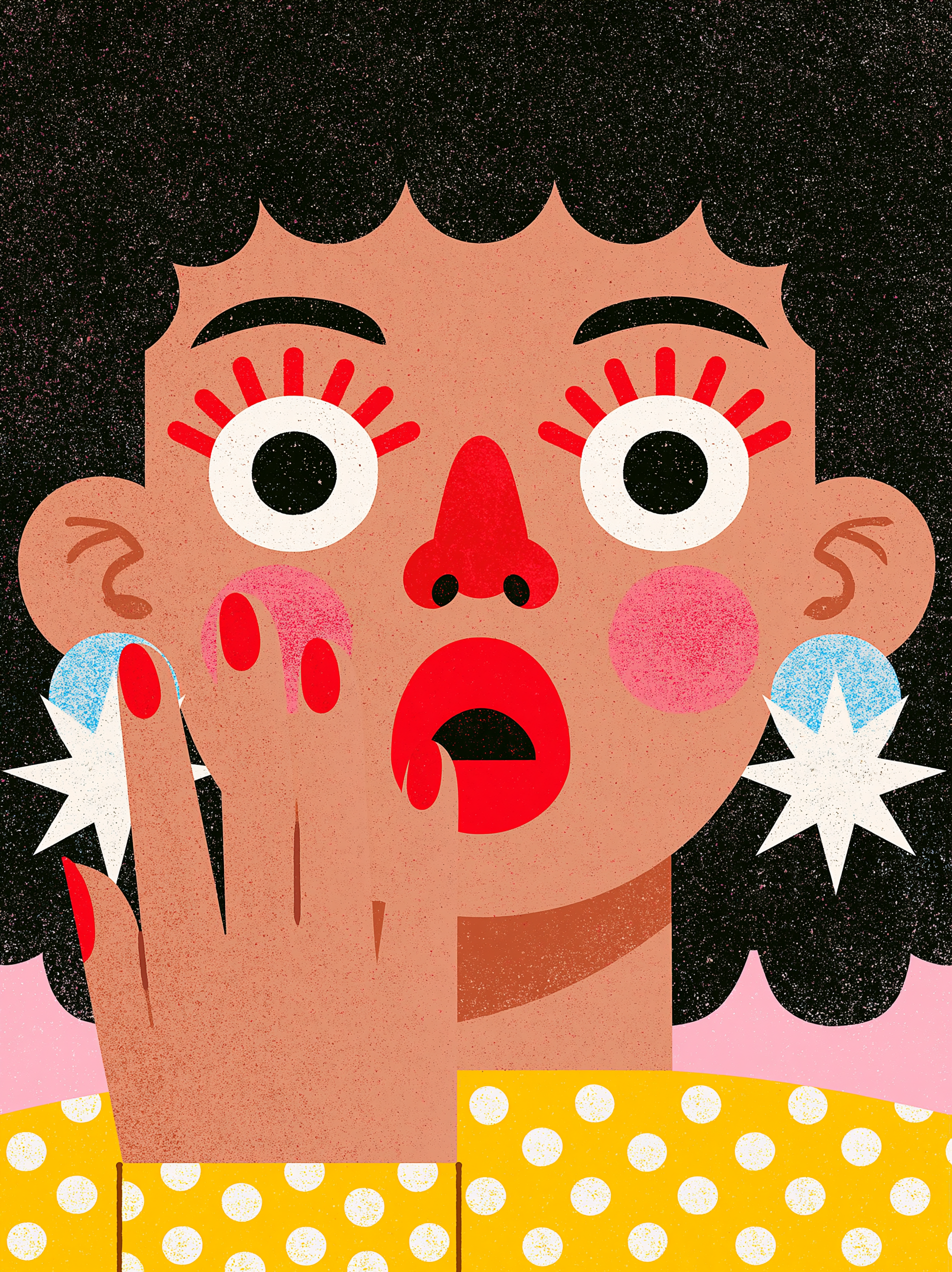 artistic portrait of a beautiful character in a cheeky dr... - alternate