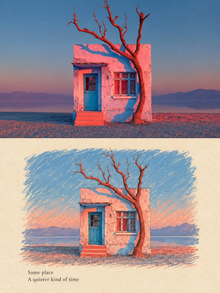 Use the uploaded photo as the only content source. Create... - alternate